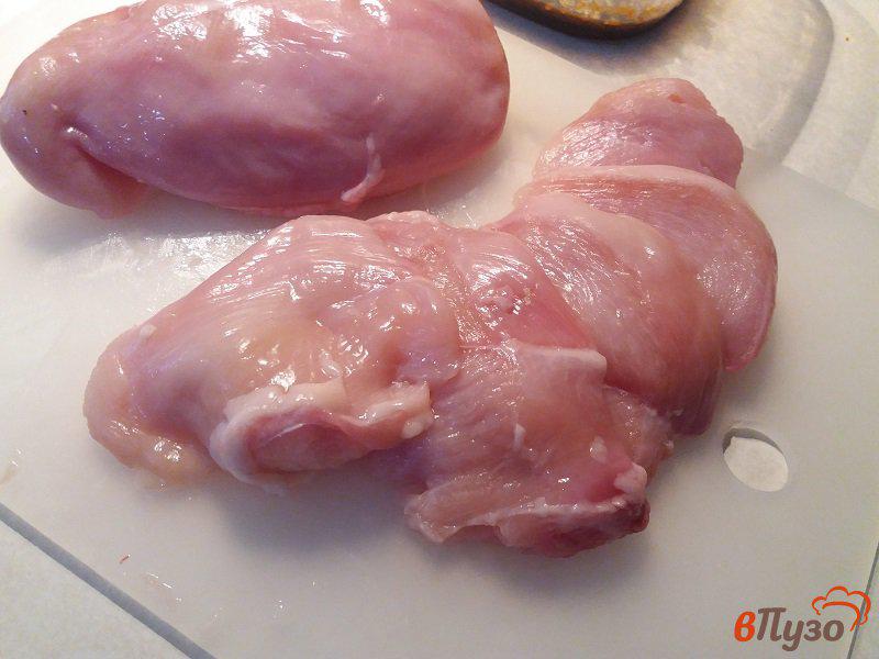 Фото приготовление рецепта: Отбивные из куриного филе шаг №2
