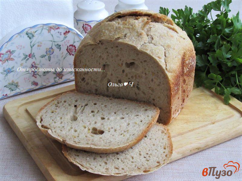 Фото приготовление рецепта: Овсяно-кукурузный хлеб с семенами льна шаг №6