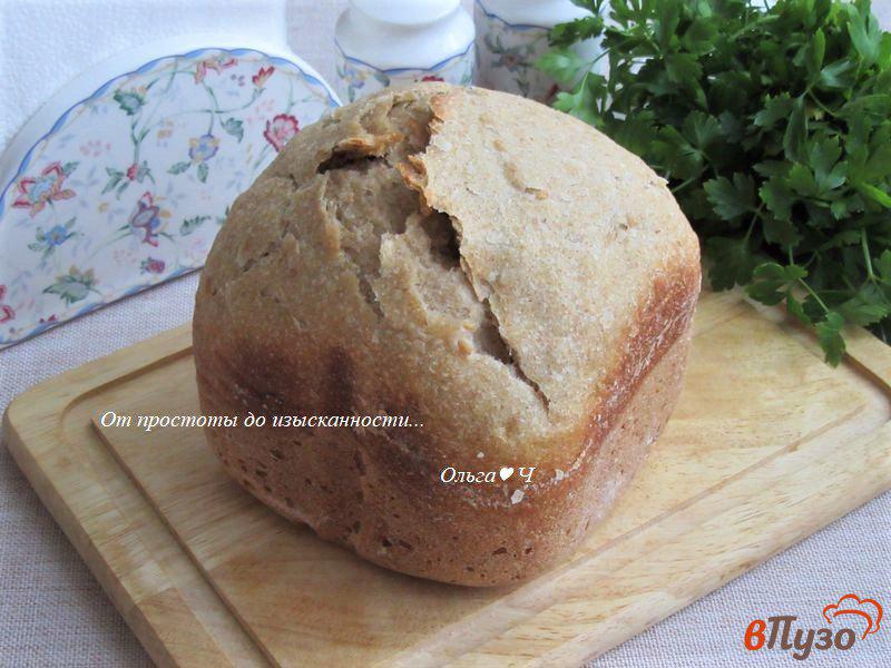 Фото приготовление рецепта: Овсяно-кукурузный хлеб с семенами льна шаг №5