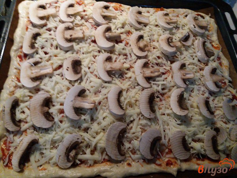 Фото приготовление рецепта: Пицца Охотничья шаг №8