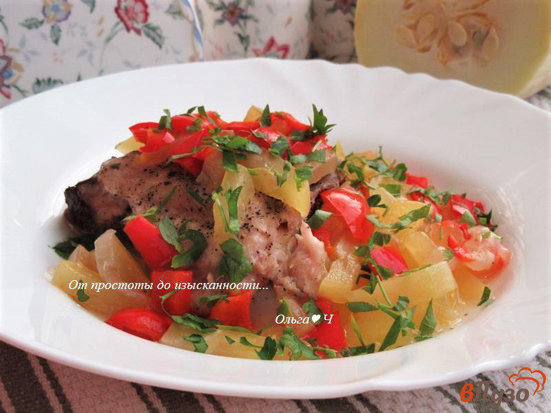 Фото приготовление рецепта: Курица с летними овощами (в мультиварке) шаг №5