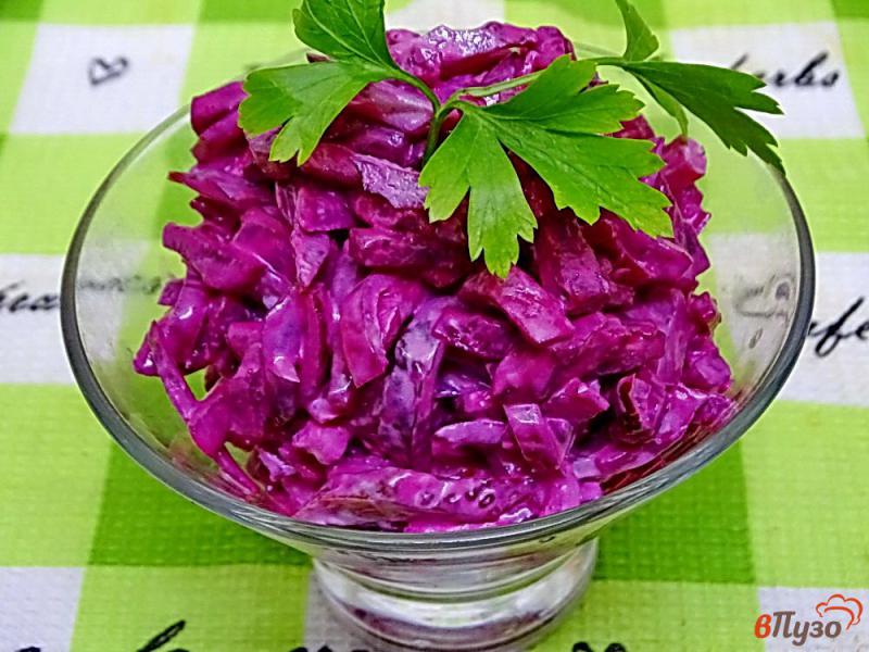 Фото приготовление рецепта: Салат из свеклы и огурца шаг №11