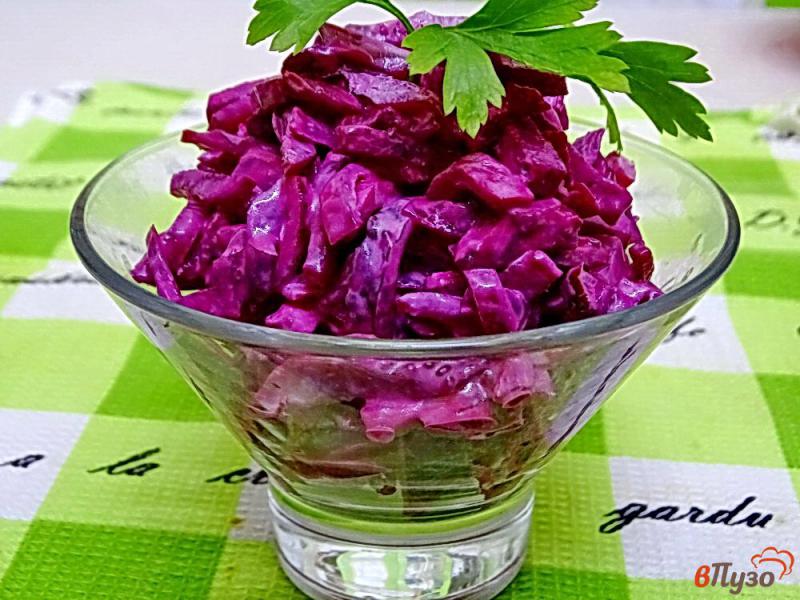 Фото приготовление рецепта: Салат из свеклы и огурца шаг №12