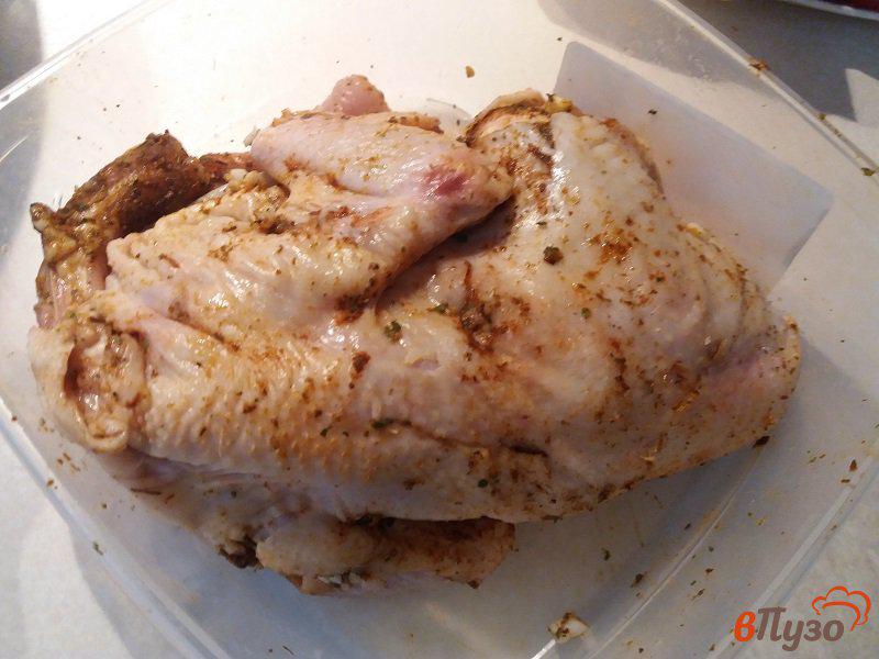 Фото приготовление рецепта: Цыплёнок тапака или табака шаг №6