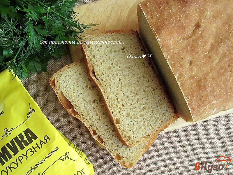 Фото приготовление рецепта: Отрубной кукурузный хлеб шаг №7