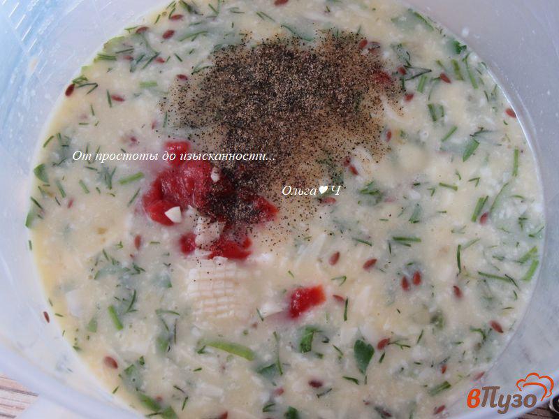 Фото приготовление рецепта: Рваный томатный пирог из лаваша по-турецки шаг №2
