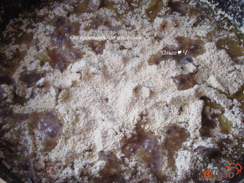 Фото приготовление рецепта: Овощное рагу с куриными желудочками шаг №4
