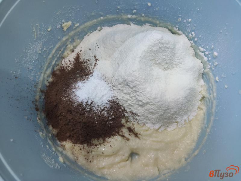 Фото приготовление рецепта: Шоколадное печенье без яиц шаг №3