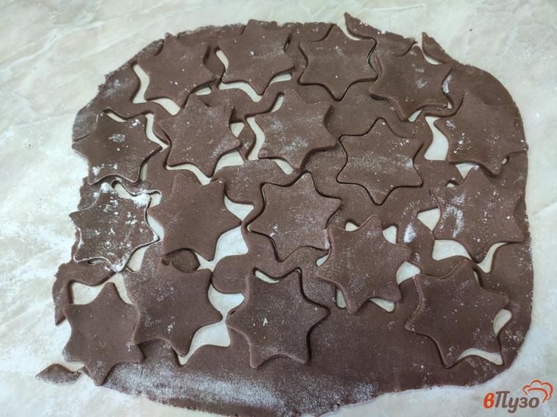 Фото приготовление рецепта: Шоколадное печенье без яиц шаг №5