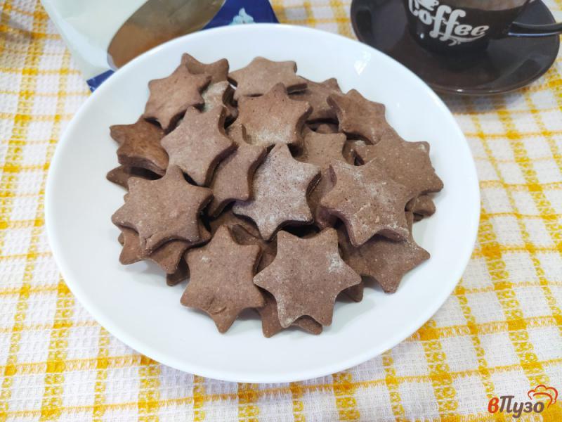 Фото приготовление рецепта: Шоколадное печенье без яиц шаг №8