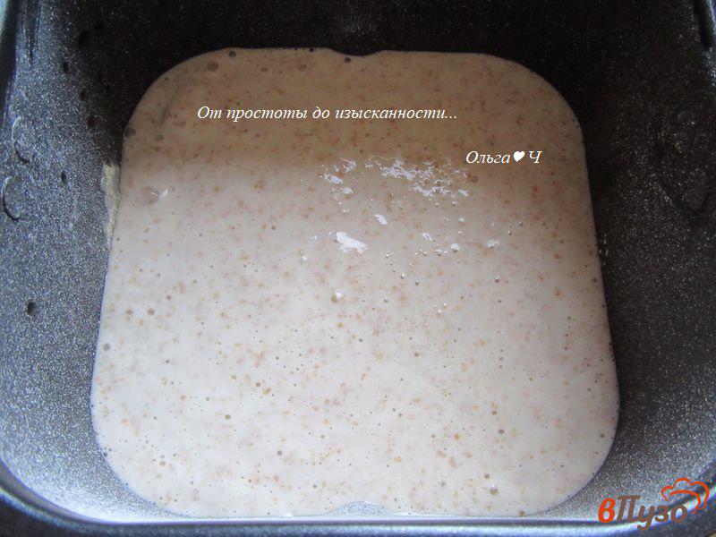 Фото приготовление рецепта: Чечевичный хлеб с мукой из семечек шаг №3