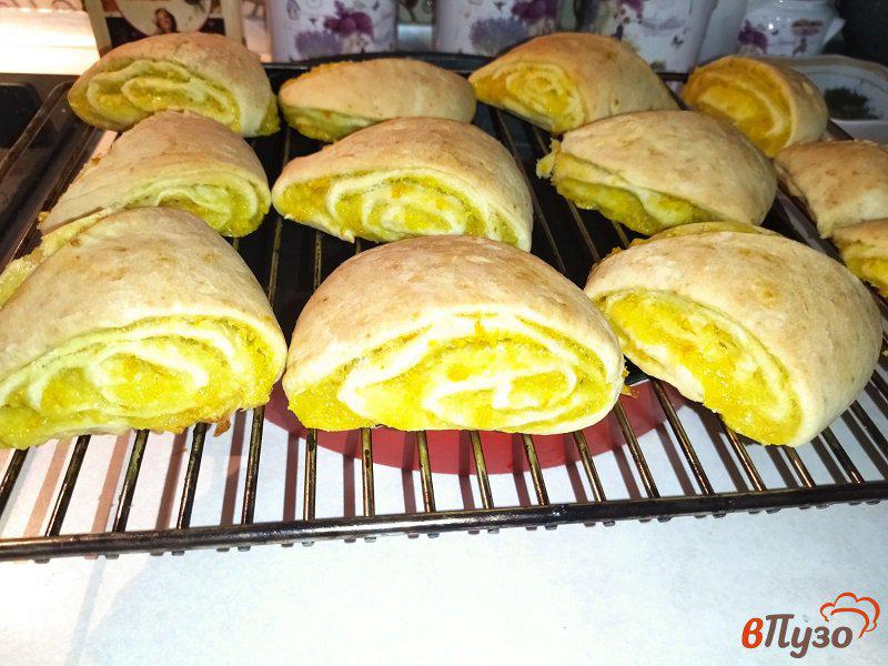Фото приготовление рецепта: Апельсиновое печенье шаг №11
