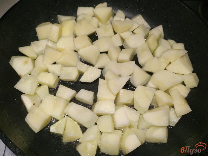 Фото приготовление рецепта: Овощное рагу с краснокачанной капустой шаг №3