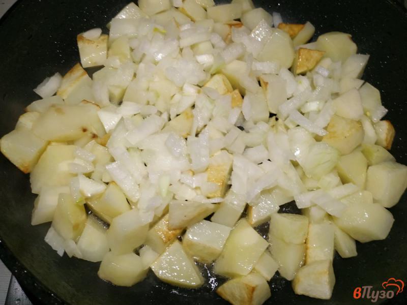 Фото приготовление рецепта: Овощное рагу с краснокачанной капустой шаг №4