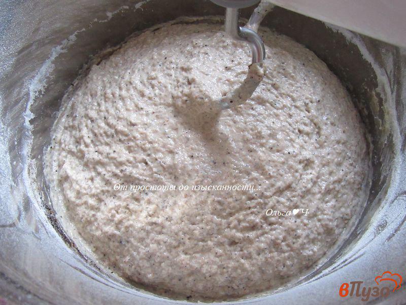 Фото приготовление рецепта: Молочный чечевично-солодовый хлеб шаг №6