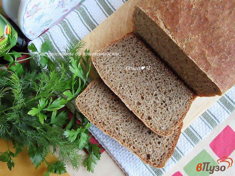 Фото приготовление рецепта: Молочный чечевично-солодовый хлеб шаг №11