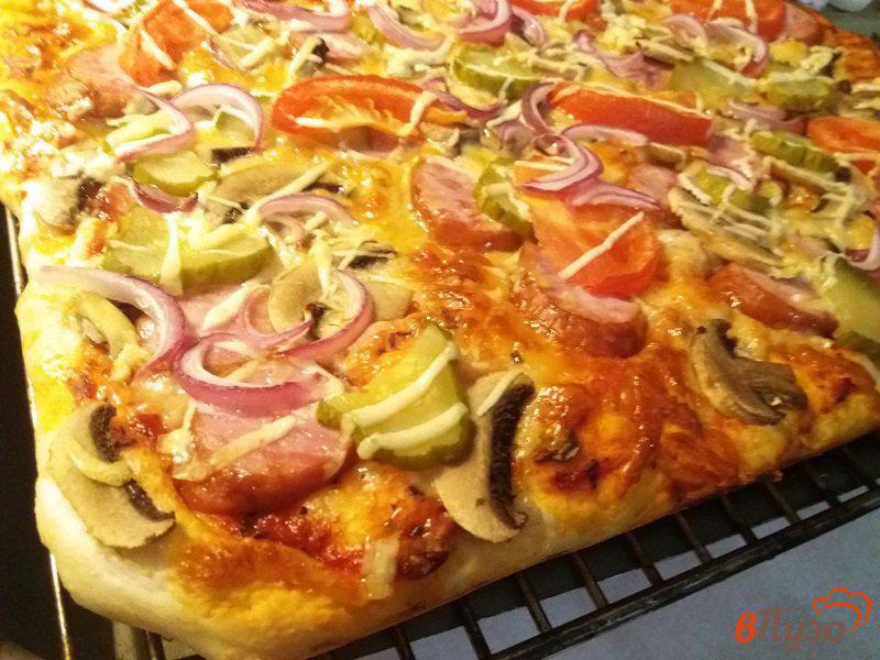 Фото приготовление рецепта: Пицца Ассорти шаг №13