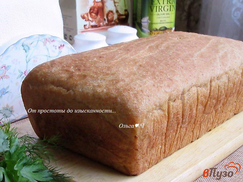 Фото приготовление рецепта: Солодовый хлеб на оливковом масле шаг №9
