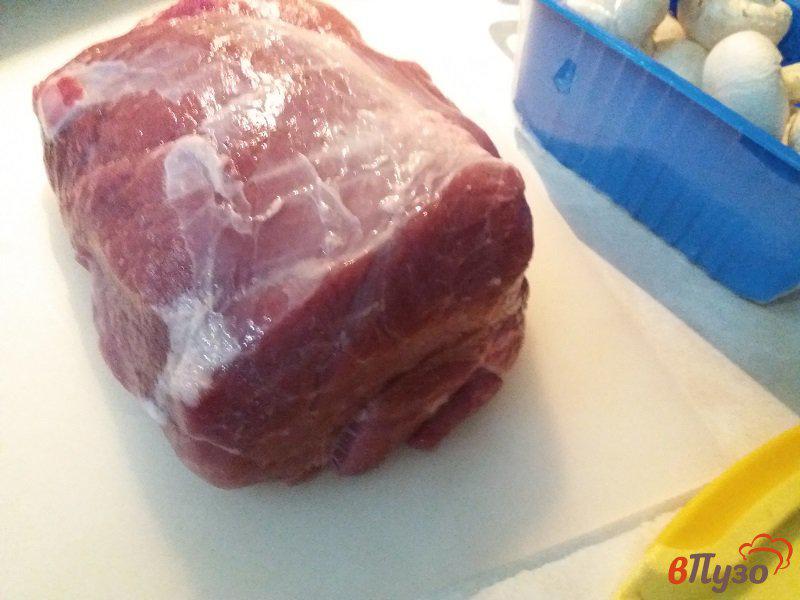 Фото приготовление рецепта: Запеченные отбивные из свинины с шампиньонами и картофелем шаг №1
