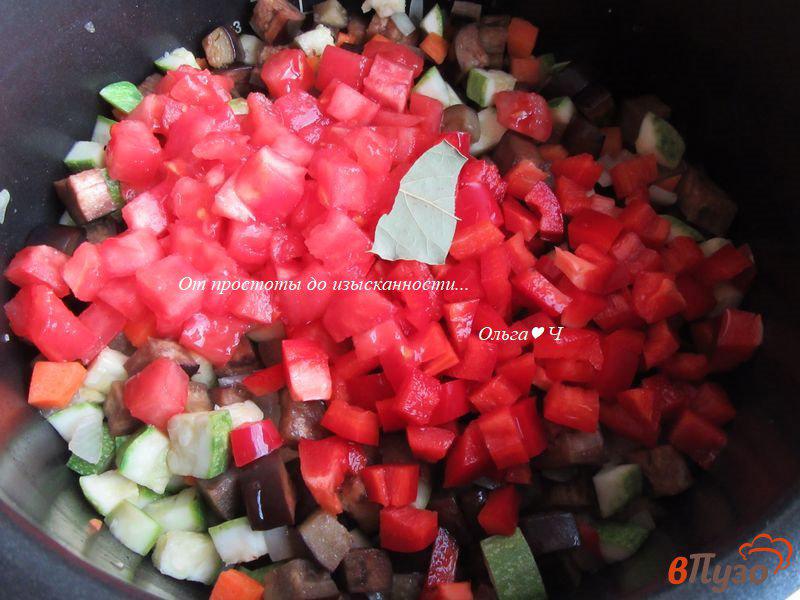 Фото приготовление рецепта: Овощное рагу с соевым соусом шаг №3