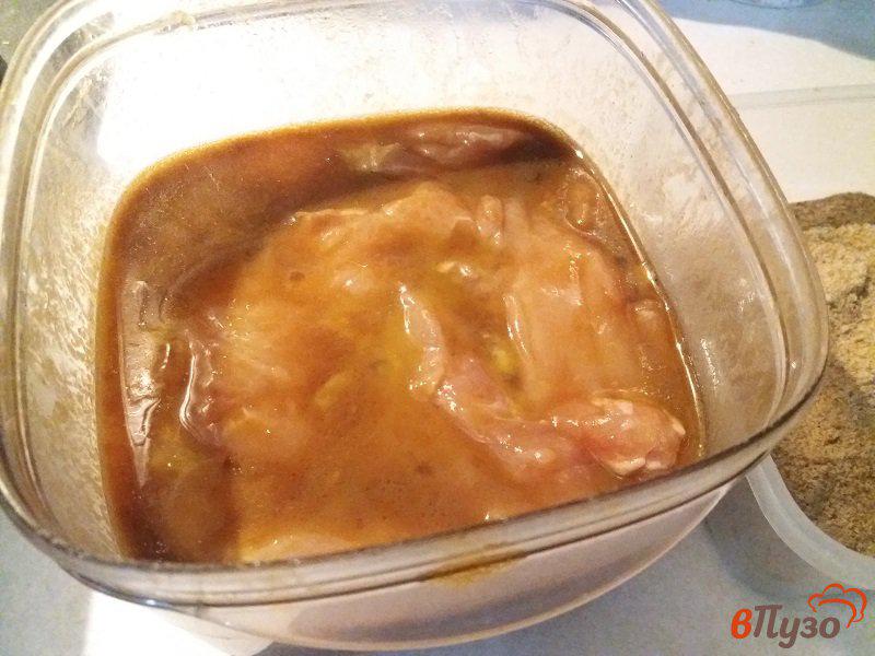 Фото приготовление рецепта: Шницель из куриного филе шаг №4