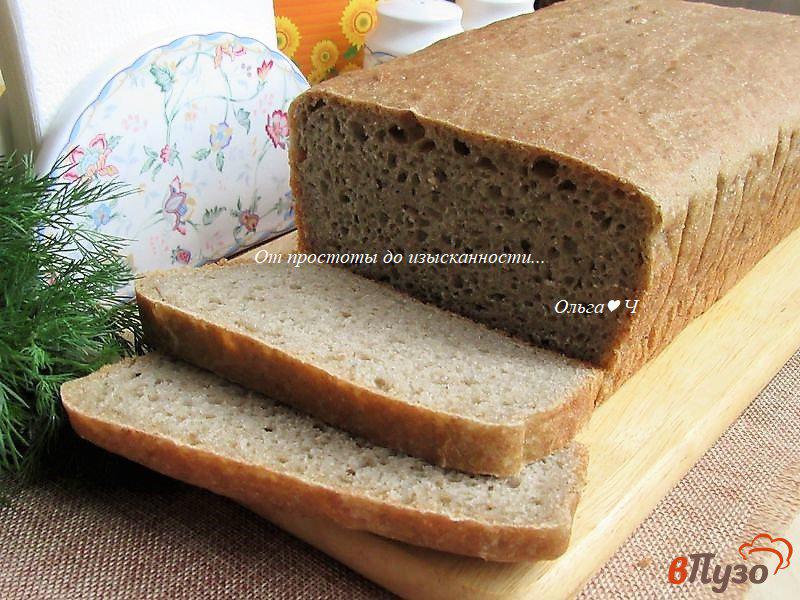 Фото приготовление рецепта: Темный хлеб с семечками на оливковом масле шаг №8