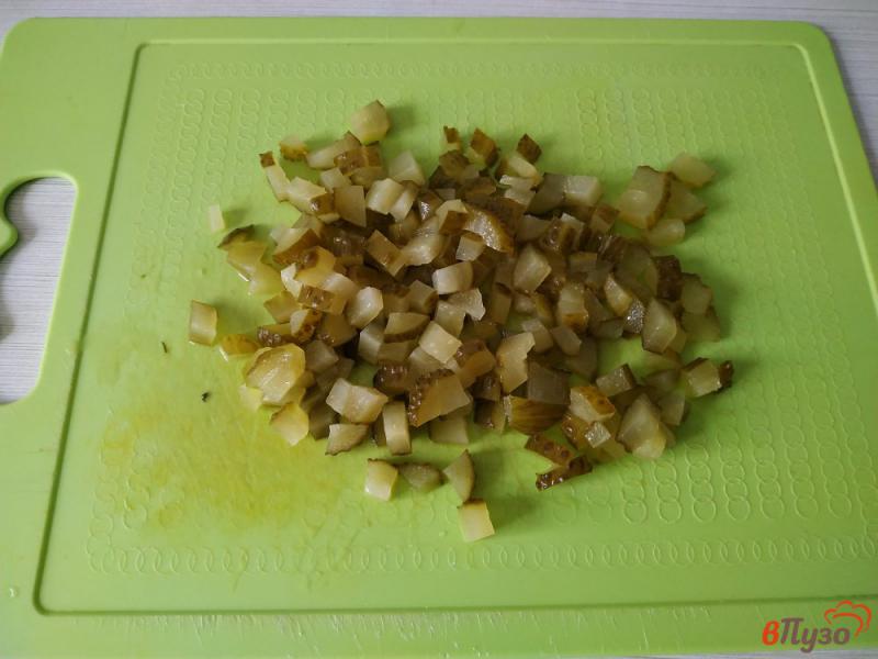 Фото приготовление рецепта: Винегрет с квашенной капустой шаг №4