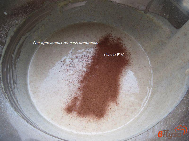 Фото приготовление рецепта: Оладьи на кислом молоке с корицей шаг №5