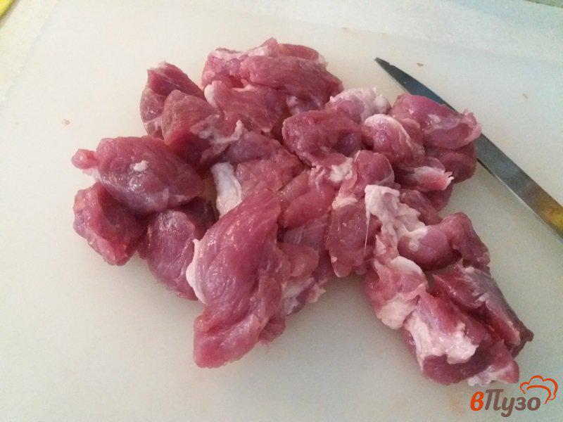 Фото приготовление рецепта: Жареный рис со свининой шаг №1