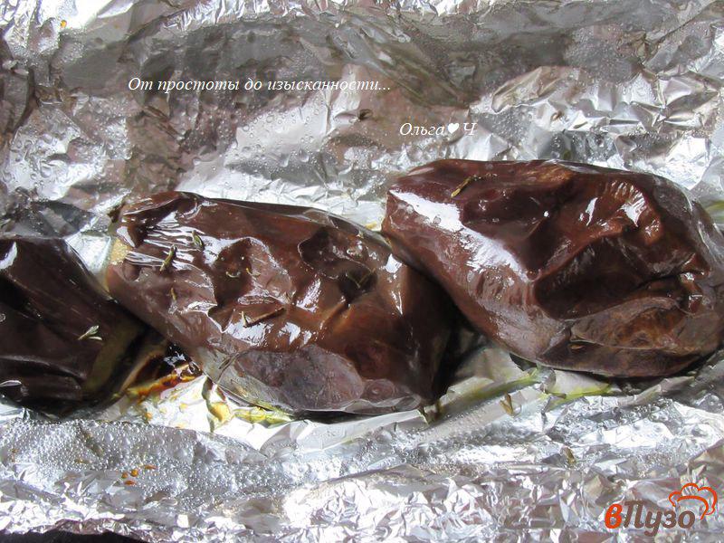 Фото приготовление рецепта: Тающие баклажаны в фольге шаг №3
