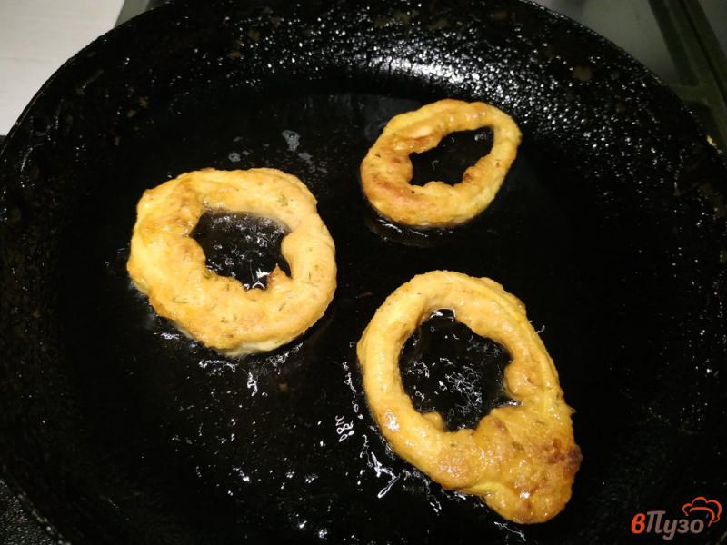 Фото приготовление рецепта: Кольца кальмаров в кляре шаг №8