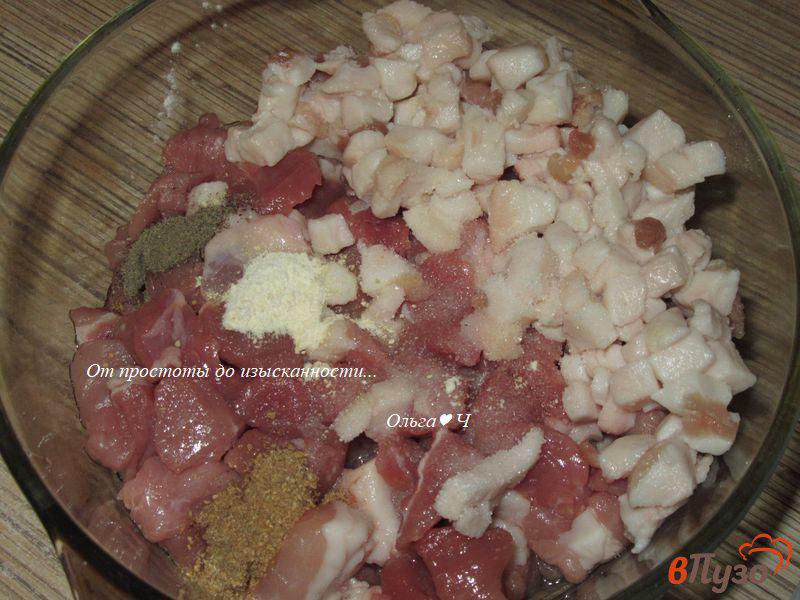 Фото приготовление рецепта: Домашняя колбаса в фольге шаг №1