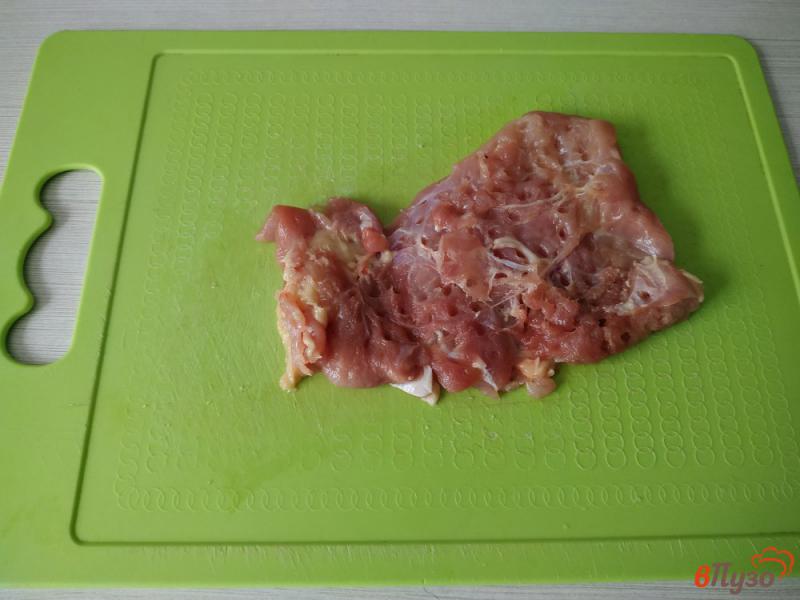 Фото приготовление рецепта: Мясо по-французски на сковороде шаг №6
