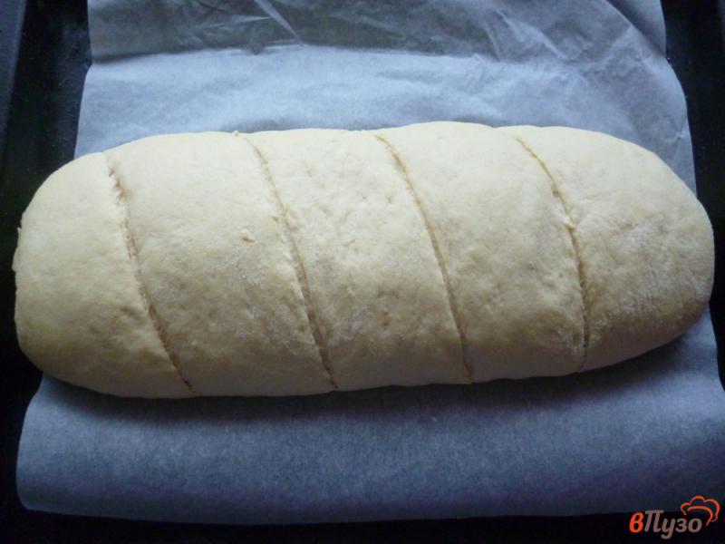Фото приготовление рецепта: Хлеб с кукурузной мукой шаг №8
