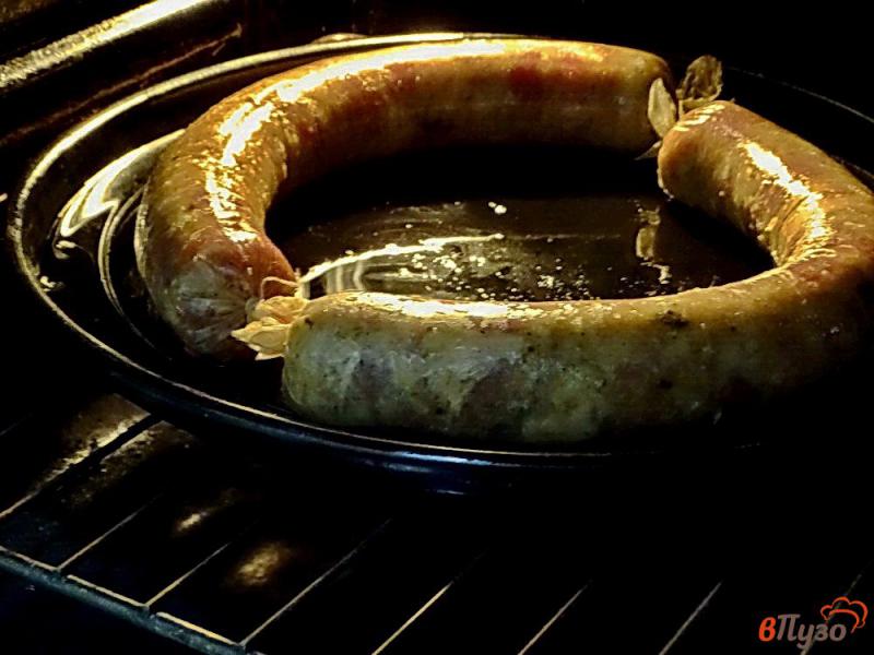 Фото приготовление рецепта: Колбаски домашние со свининой и курицей шаг №8