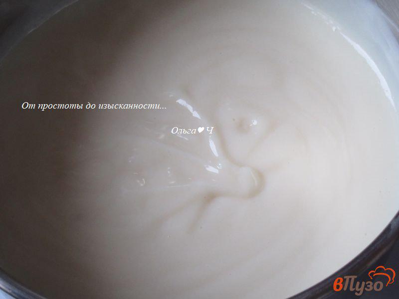 Фото приготовление рецепта: Цельнозерновой молочный пирог с арахисовыми лепестками шаг №6