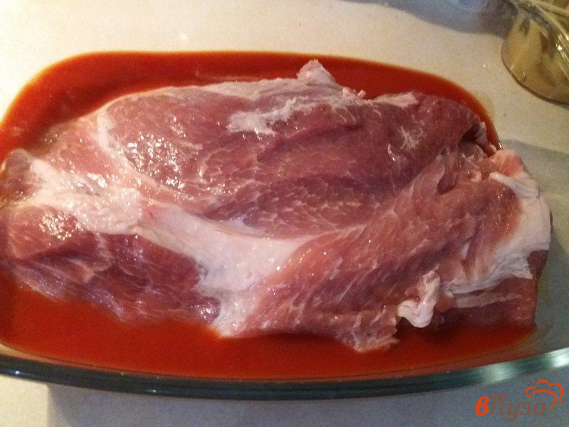 Фото приготовление рецепта: Буженина из свиной шеи шаг №2