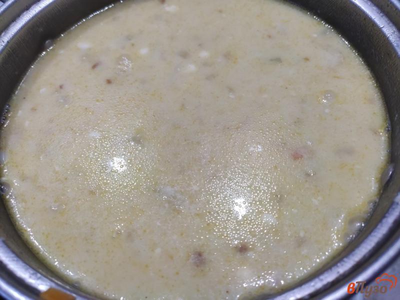 Фото приготовление рецепта: Сырный суп с цветной капустой шаг №6