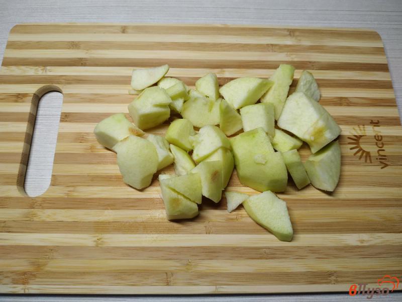 Фото приготовление рецепта: Смузи с хурмой и зелёным яблоком шаг №2