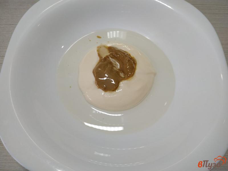 Фото приготовление рецепта: Печень запечённая в горчичном соусе в фольге шаг №1