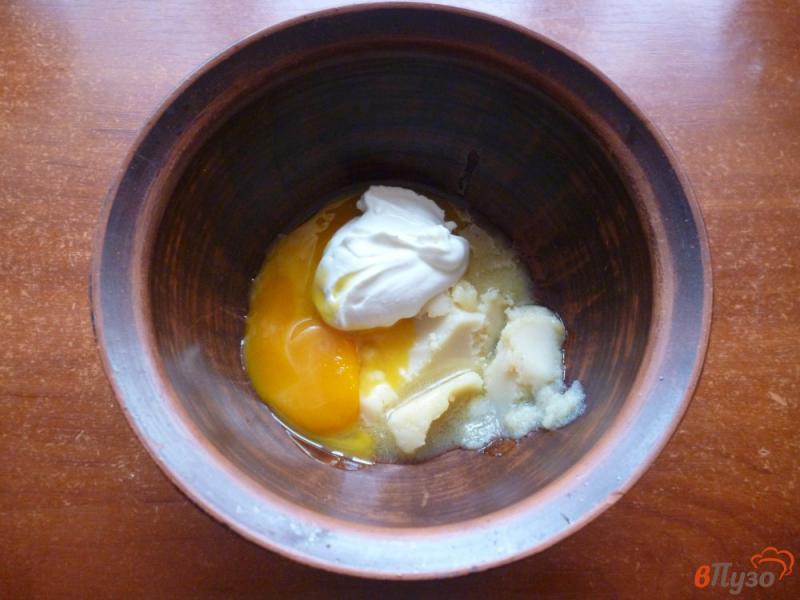 Фото приготовление рецепта: Песочное печенье с лимонной глазурью шаг №1