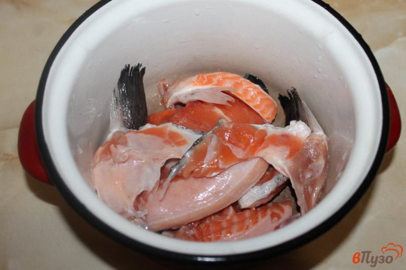 Фото приготовление рецепта: Рыбный суп со сливками шаг №1
