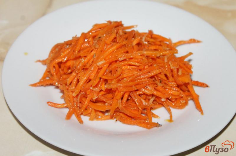 Фото приготовление рецепта: Острая морковь по - корейски шаг №6