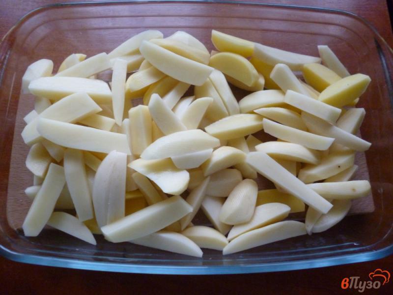 Фото приготовление рецепта: Запеченный картофель с утиным жиром шаг №1