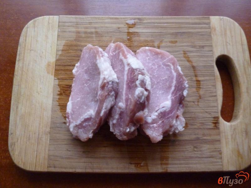 Фото приготовление рецепта: Свиные отбивные на сковороде гриль шаг №1