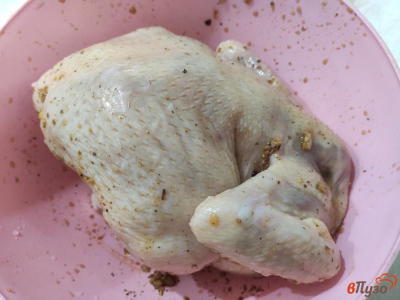 Фото приготовление рецепта: Курица запёченная в соево апельсиновом маринаде шаг №3
