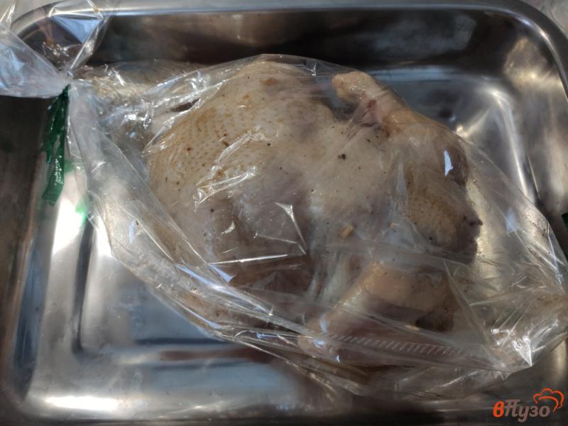 Фото приготовление рецепта: Курица запёченная в соево апельсиновом маринаде шаг №5