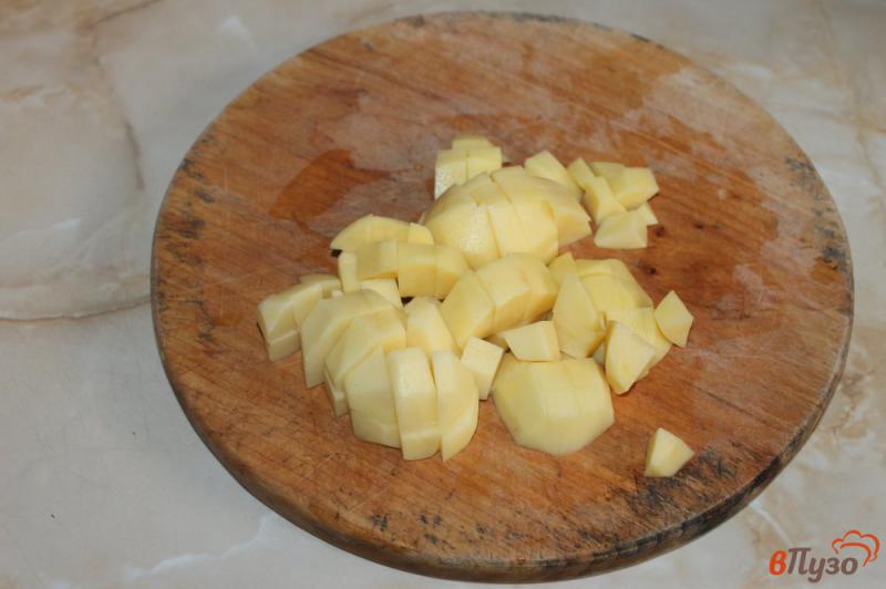 Фото приготовление рецепта: Суп картофельный с сосисками шаг №1