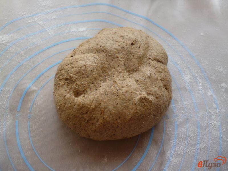 Фото приготовление рецепта: Ржаной хлеб с солодом на закваске шаг №6