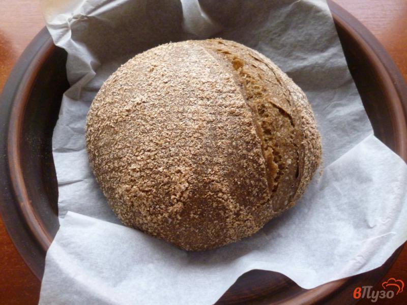 Фото приготовление рецепта: Ржаной хлеб с солодом на закваске шаг №9